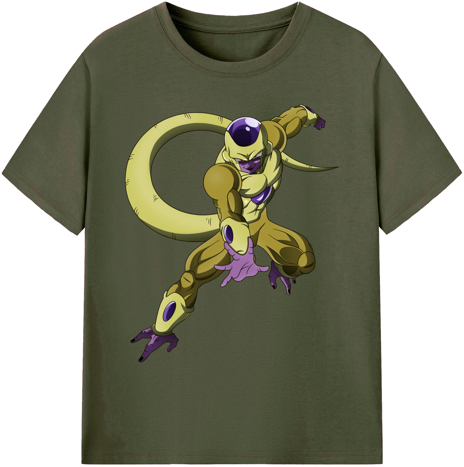 （画像用） ドラゴンボール フリーザ DRAGON BALL Frieza 綿100％ メンズ半袖Tシャツ｜肌触りやわらか＆通気性